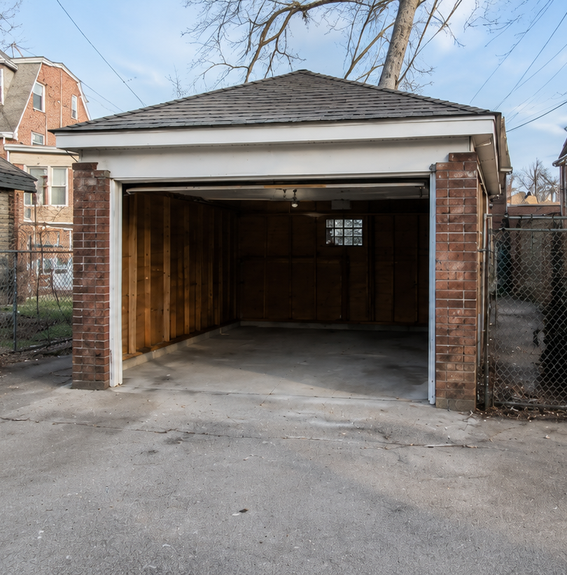 Garage after cleanout